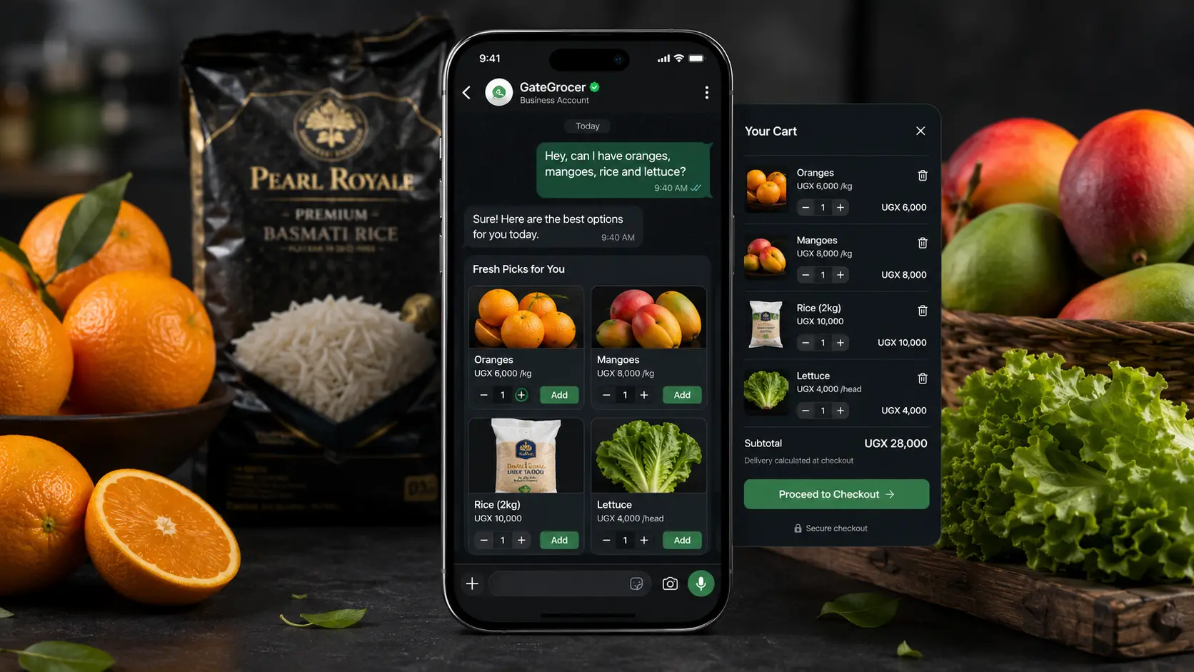 GateGrocer conversational commerce project